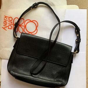 Orla Kiely Elegant Black Shoulder Bag